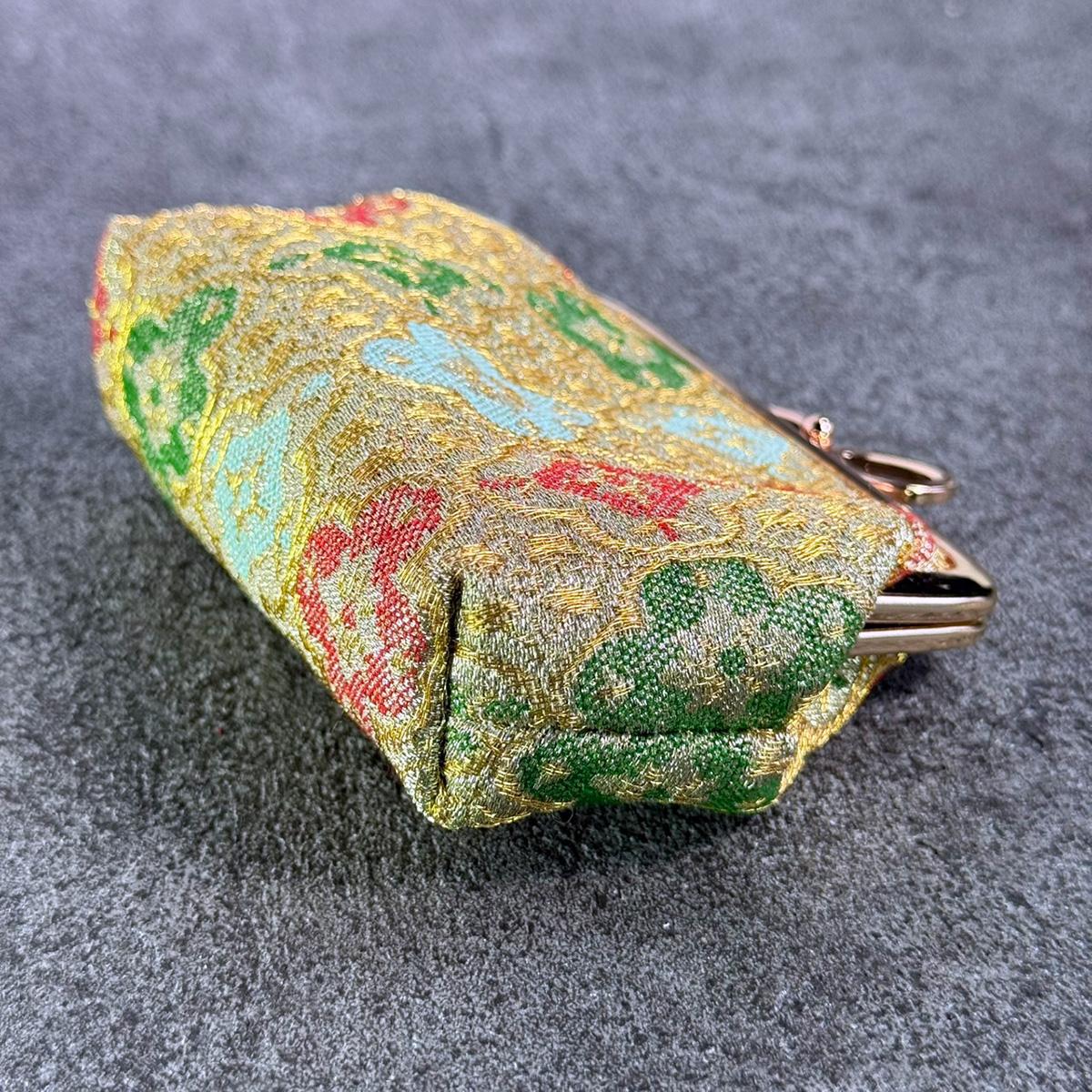 母の日ギフトセット｜正絹金襴のミニがま口ポーチ＆キーホルダー《送料無料》 | 7枚目